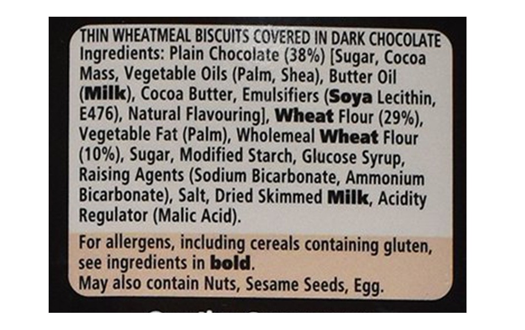 Mc-Vities Digestives Thins Dark Chocolate    Box  180 grams